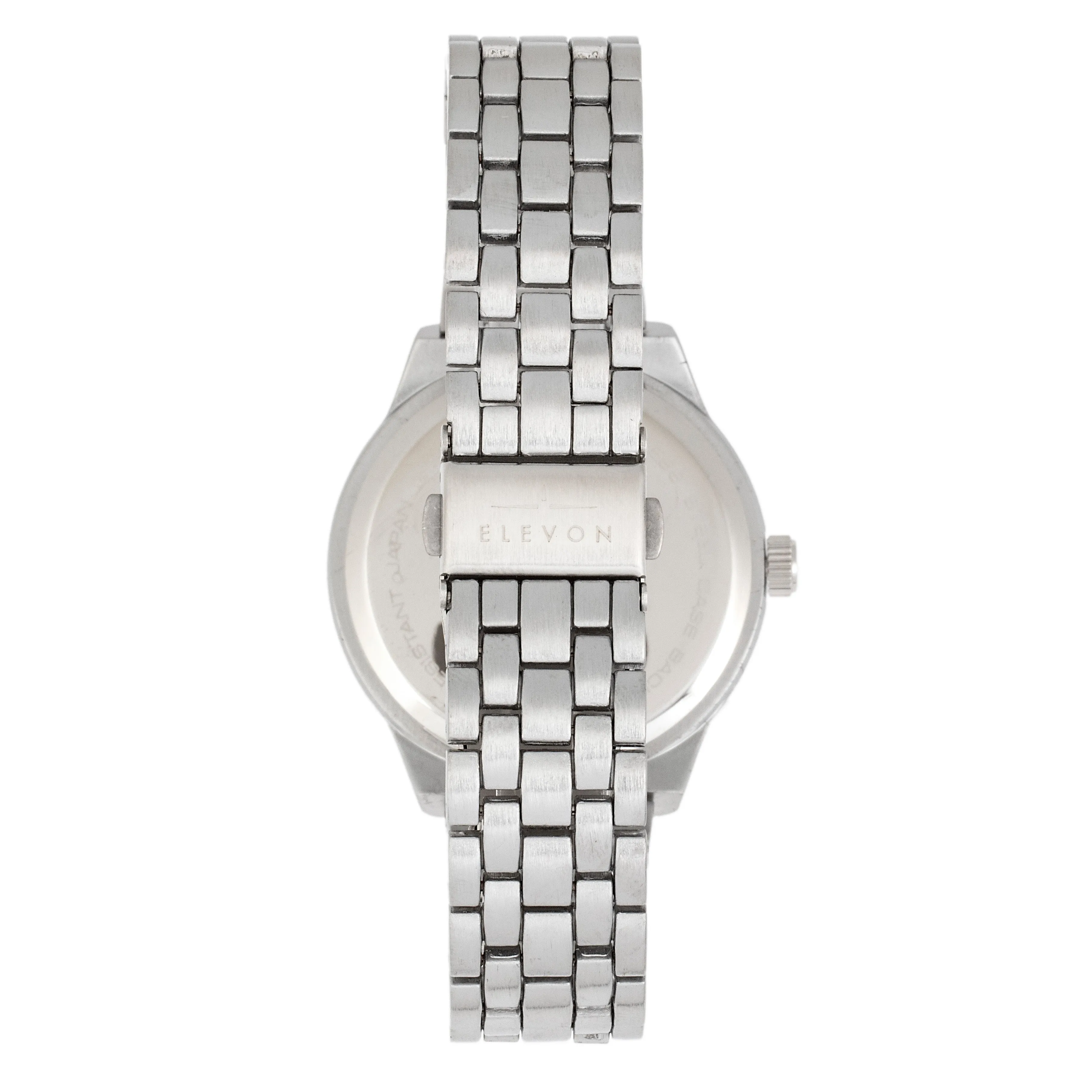 Elevon Atlantic Bracelet Watch w/Date - Silver/Blue