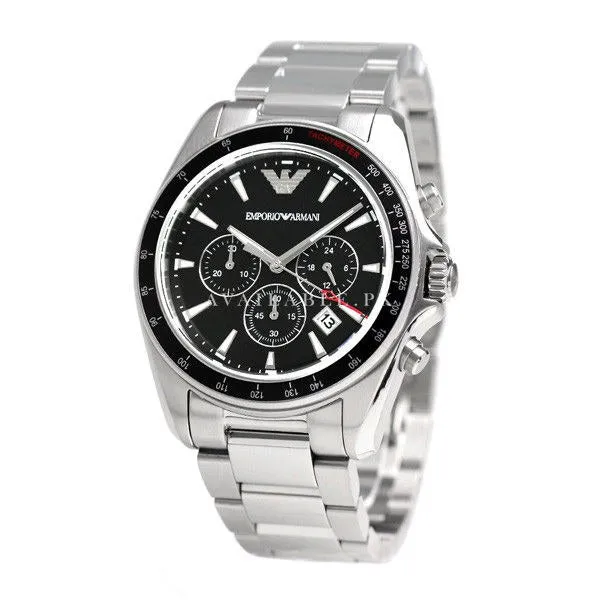 Emporio Armani Sigma Chronograph Black Dial Men's Watch AR6098