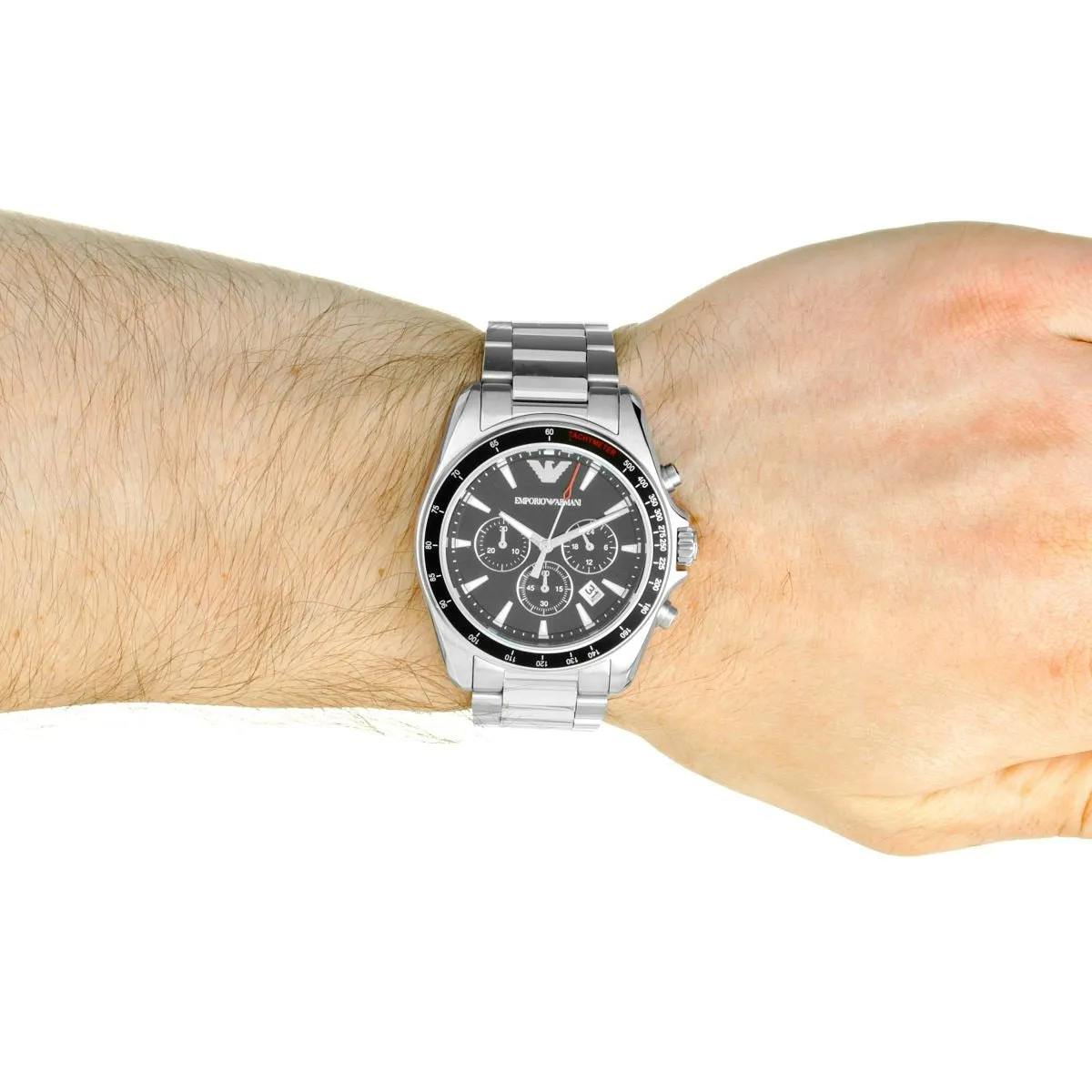 Emporio Armani Sigma Chronograph Black Dial Men's Watch AR6098