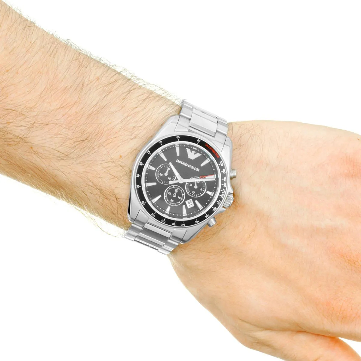 Emporio Armani Sigma Chronograph Black Dial Men's Watch AR6098