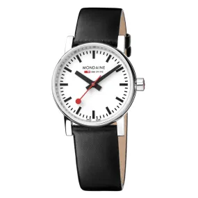 EVO2 WHITE DL BLK VGN LEA 30mm - MSE.30110.LBV