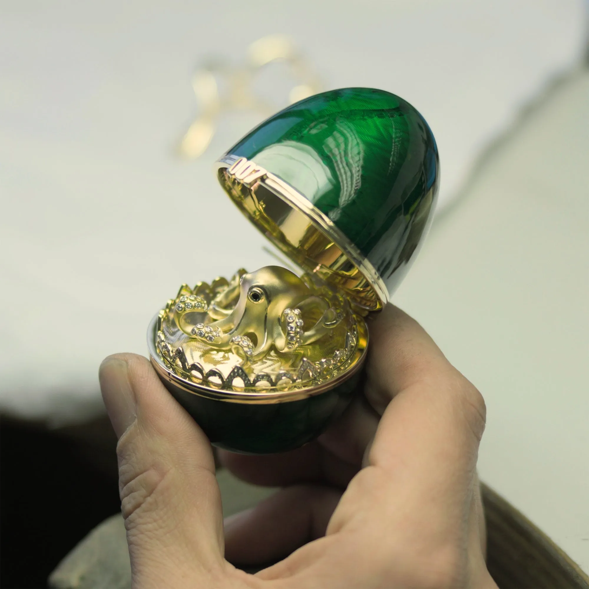 Fabergé x 007 Octopussy Egg Objet - Numbered Edition
