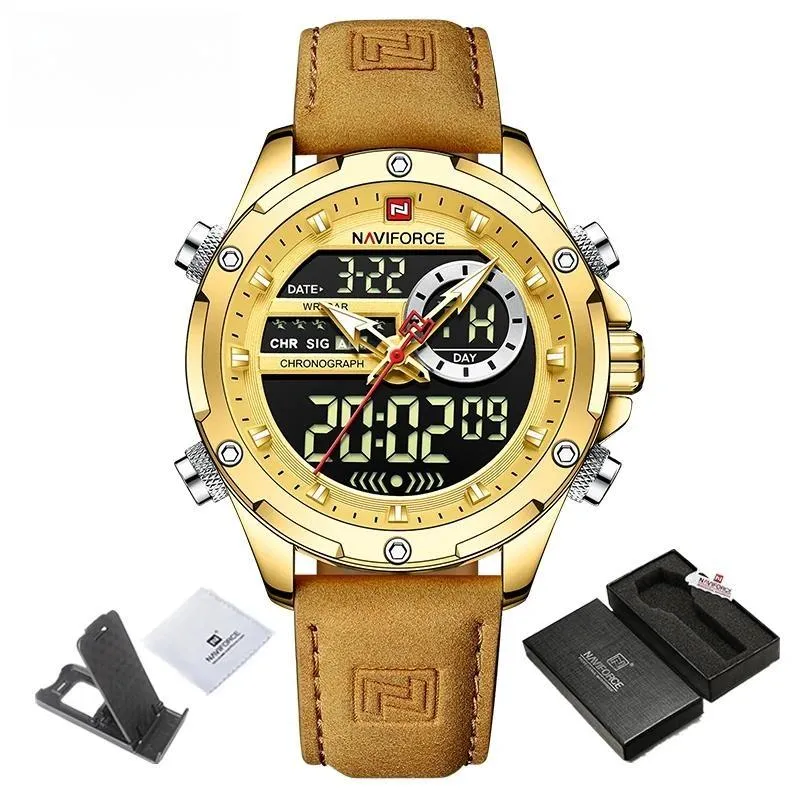 Fashion Business Dual Display Men Watches