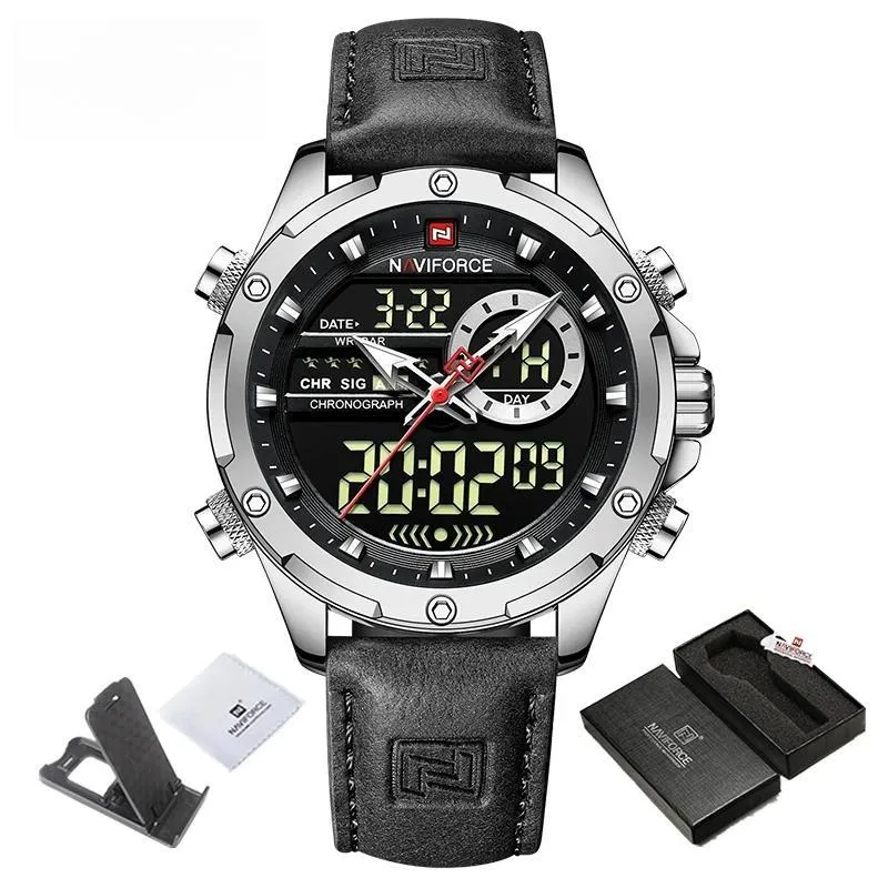 Fashion Business Dual Display Men Watches