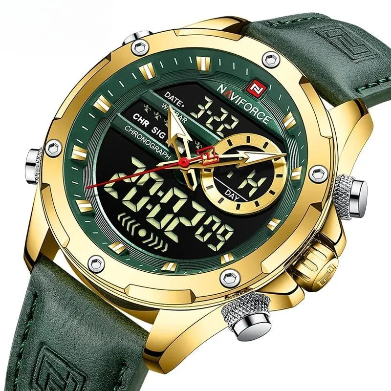 Fashion Business Dual Display Men Watches