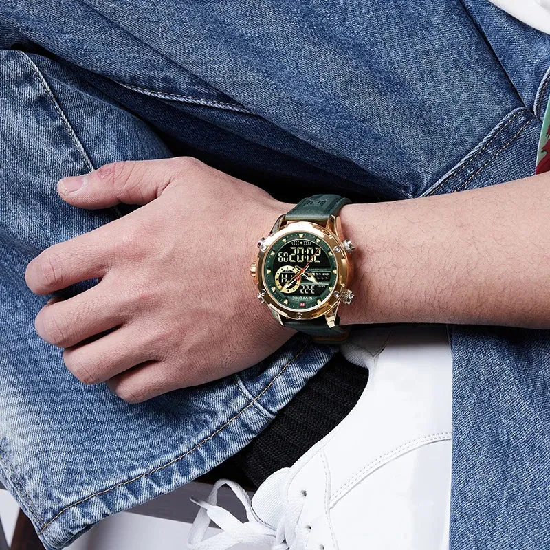 Fashion Business Dual Display Men Watches