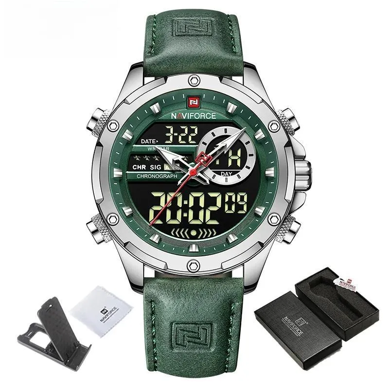 Fashion Business Dual Display Men Watches
