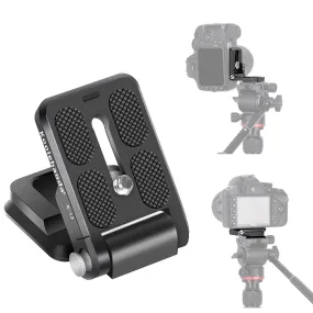 Foldable L-Shaped Quick Release Plate