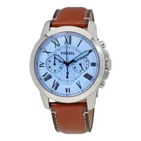 Fossil Grant Silver Dial Men's Chronograph Watch FS5184