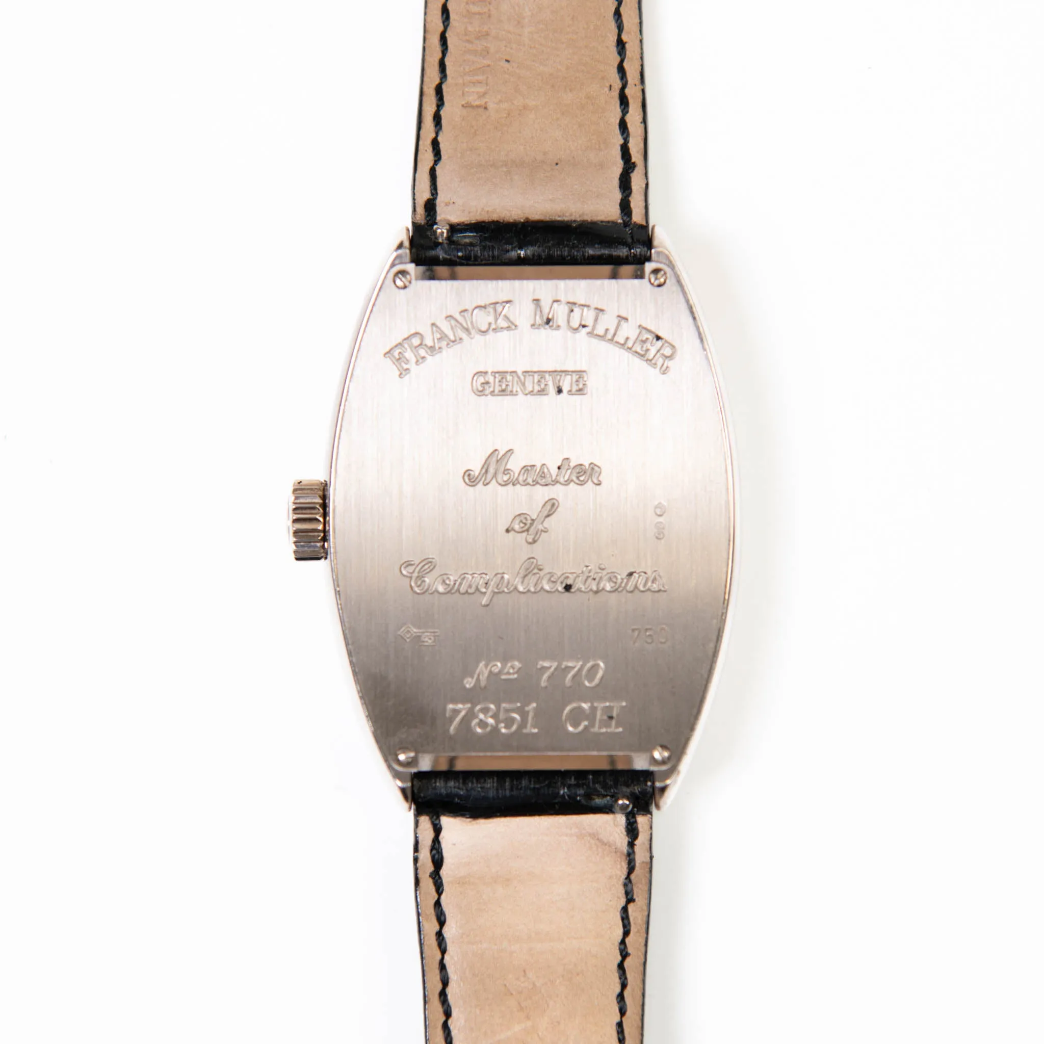 Franck Muller Curvex Crazy Hours White Gold Automatic Wristwatch