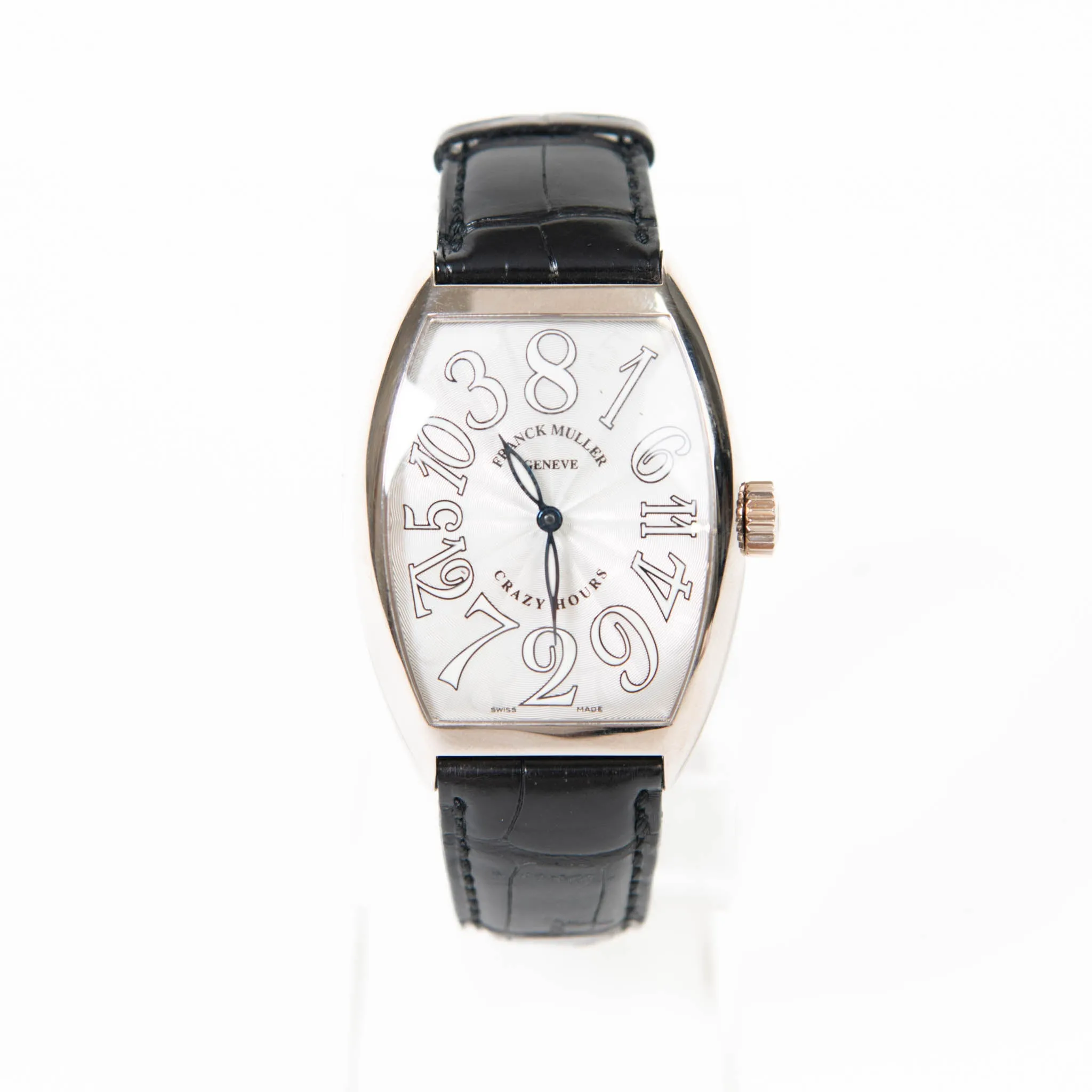 Franck Muller Curvex Crazy Hours White Gold Automatic Wristwatch