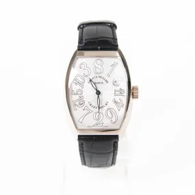 Franck Muller Curvex Crazy Hours White Gold Automatic Wristwatch