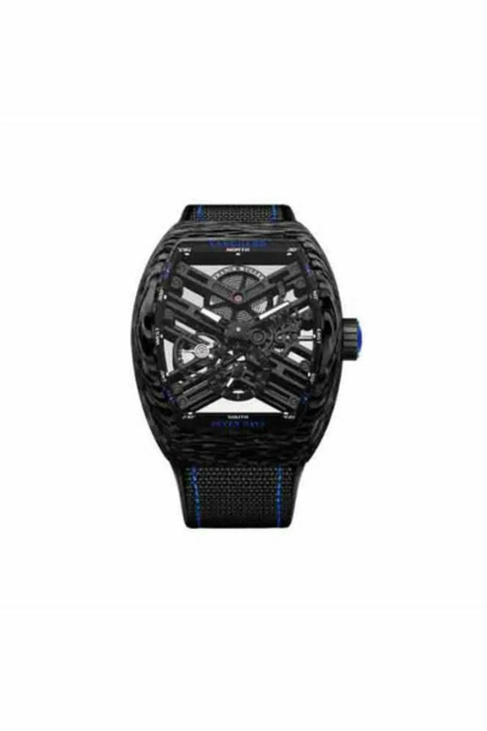 franck muller vanguard 53.7mm carbon fiber men's watch v45 s6 sqt carbon.bl