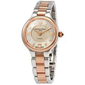 Frederique Constant Classics Delight Automatic Diamond Ladies Watch FC-306LGHD3ER2B