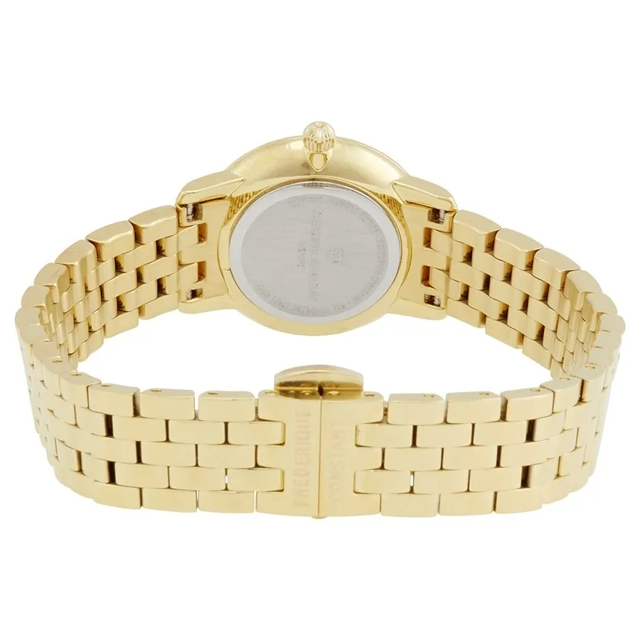 Frederique Constant Slimline Quartz Diamond White Dial Ladies Watch FC-200STDS5B