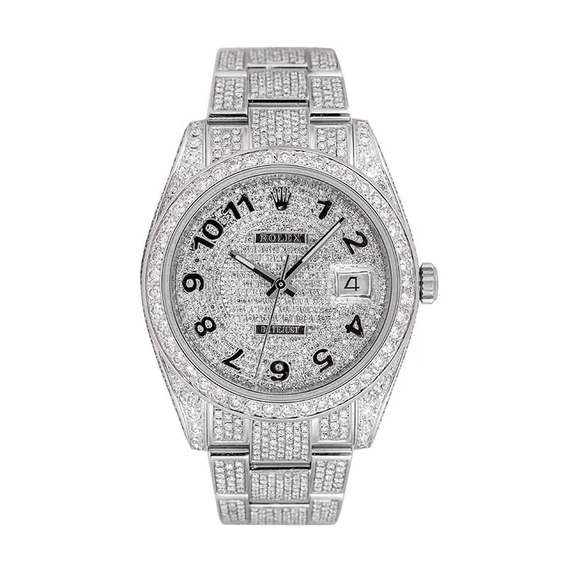 Full Custom Diamond Set Rolex Datejust II 116300