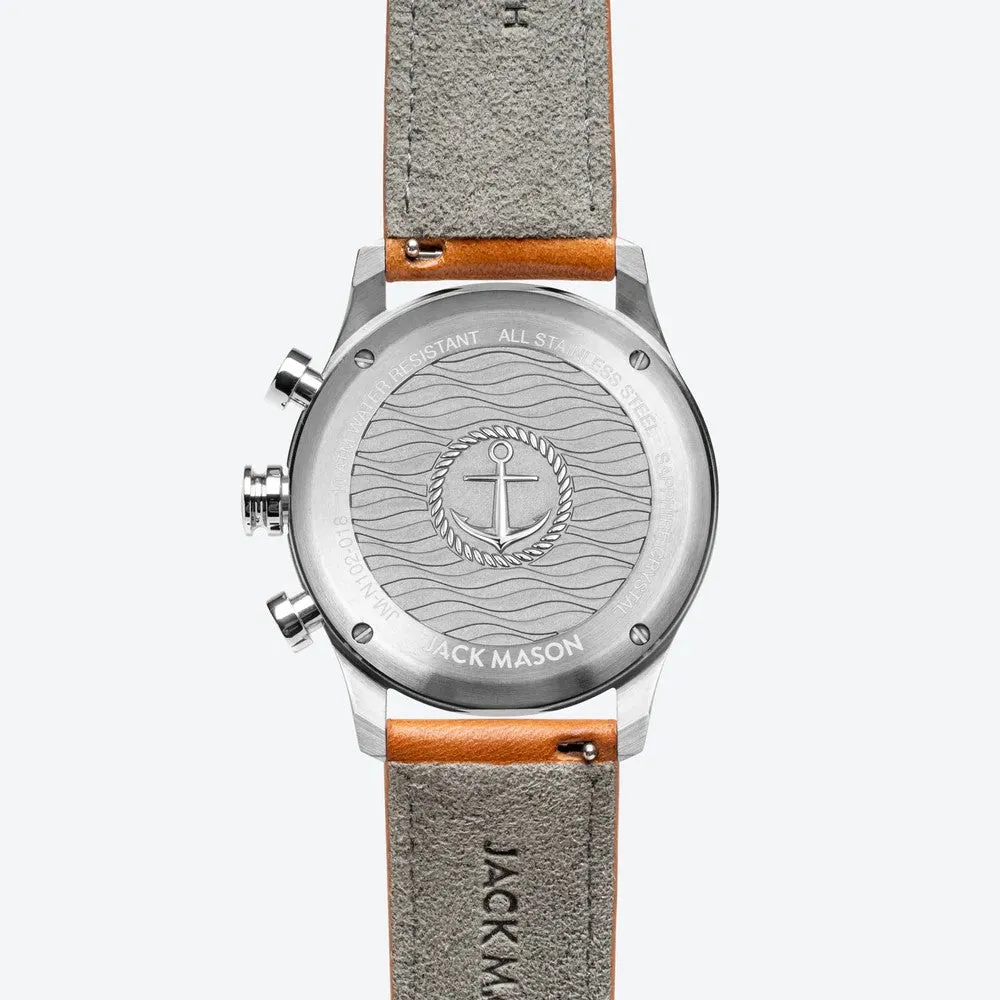 Halyard Chronograph (White   Tan)