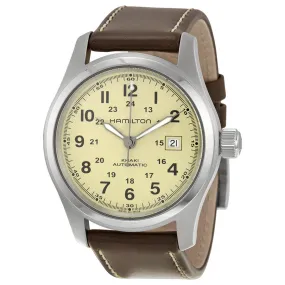 Hamilton Khaki Field Automatic Beige Dial Men's Watch H70555523