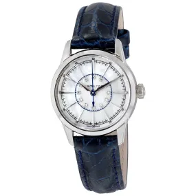 Hamilton White Mother of Pearl Dial Blue Leather Ladies Watch H40311691