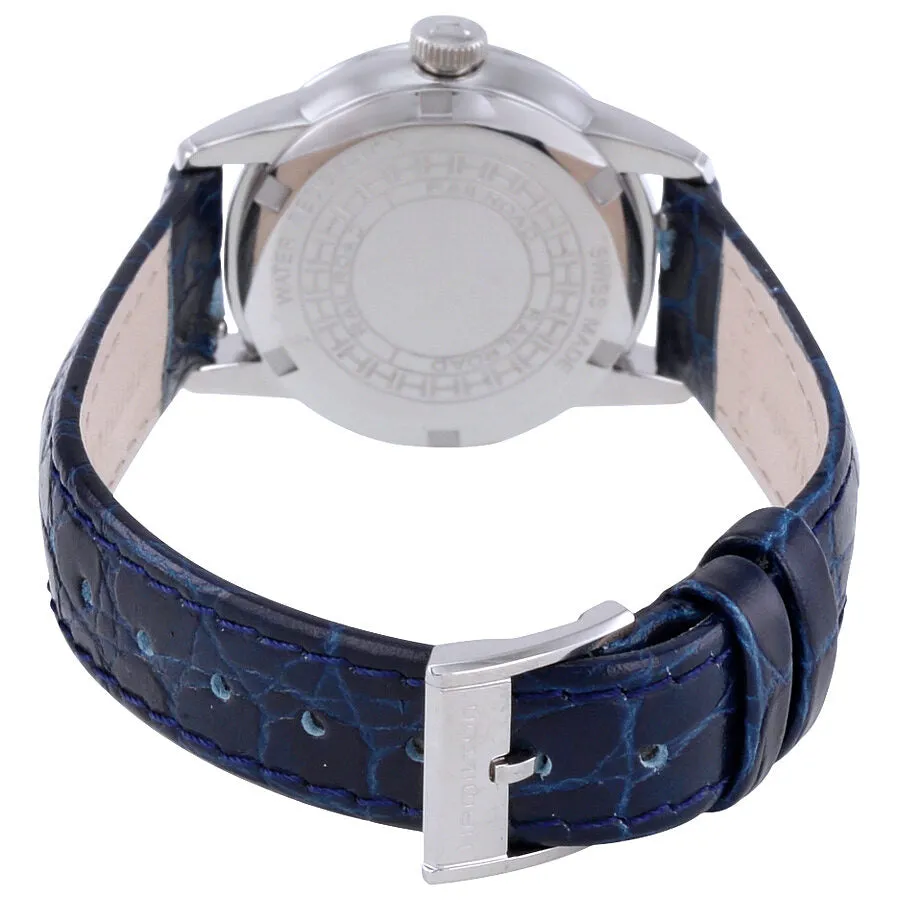 Hamilton White Mother of Pearl Dial Blue Leather Ladies Watch H40311691