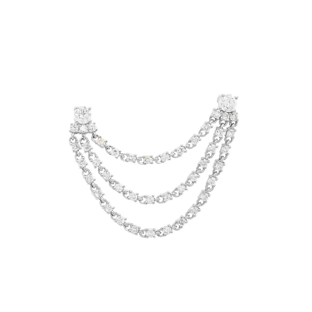 Harper Diamond Loop Earring | 3.25GMS 1.28CT | Single