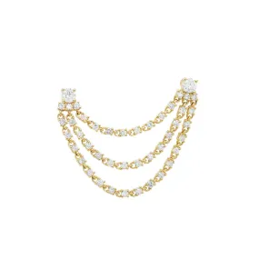 Harper Diamond Loop Earring | 3.25GMS 1.28CT | Single