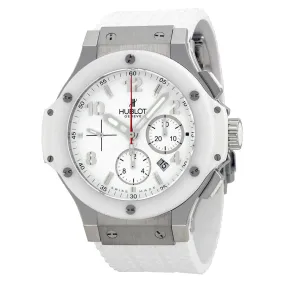 Hublot Big Bang St. Moritz Chronograph White Dial White Rubber Unisex Watch 301.SE.230.RW