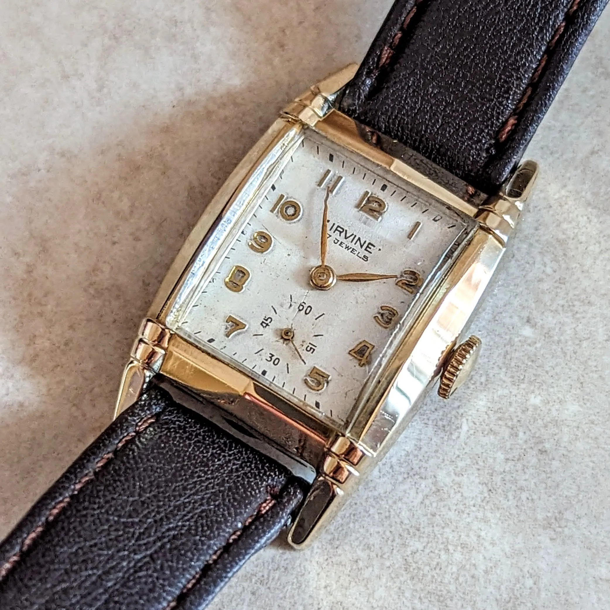 IRVINE Wristwatch by Harper Watch Co. 17 Jewels Cal. AS 970 Swiss Made