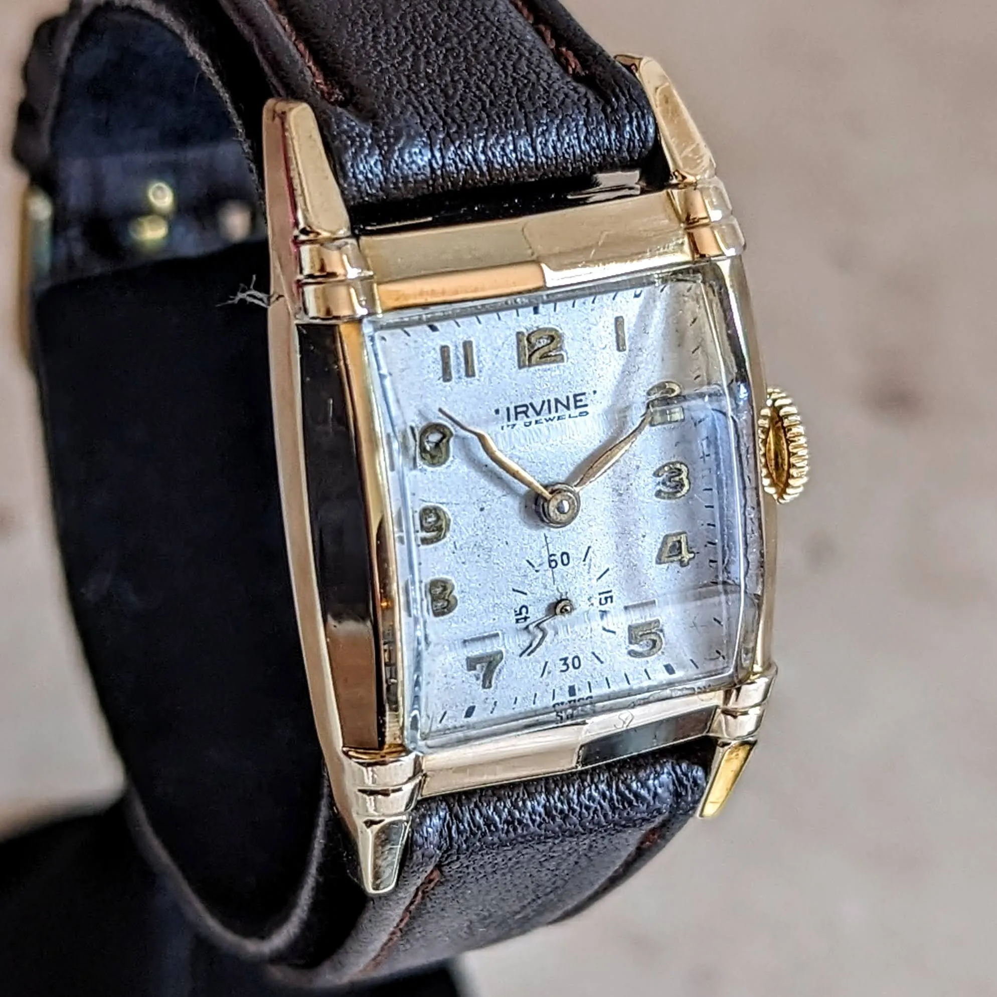 IRVINE Wristwatch by Harper Watch Co. 17 Jewels Cal. AS 970 Swiss Made
