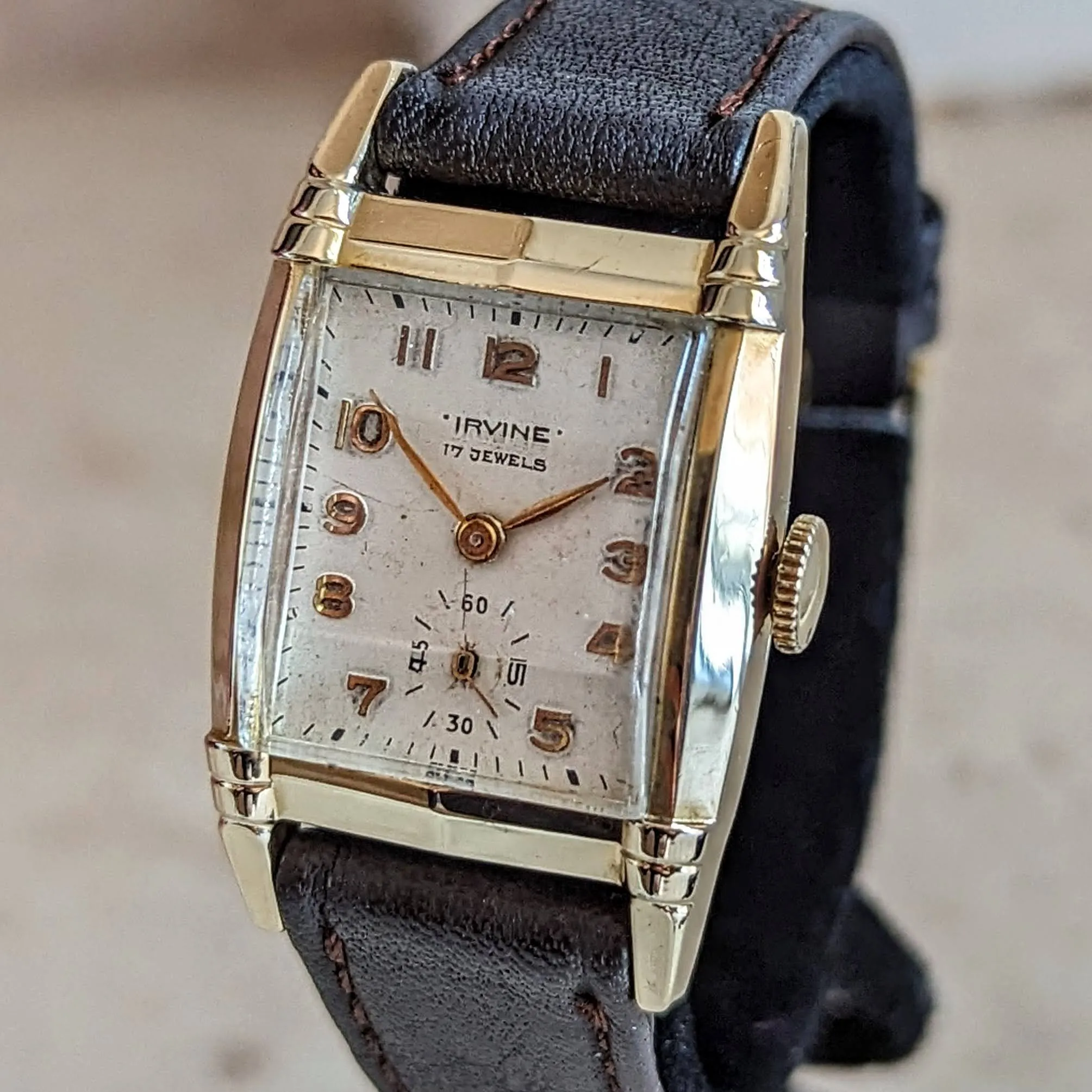 IRVINE Wristwatch by Harper Watch Co. 17 Jewels Cal. AS 970 Swiss Made