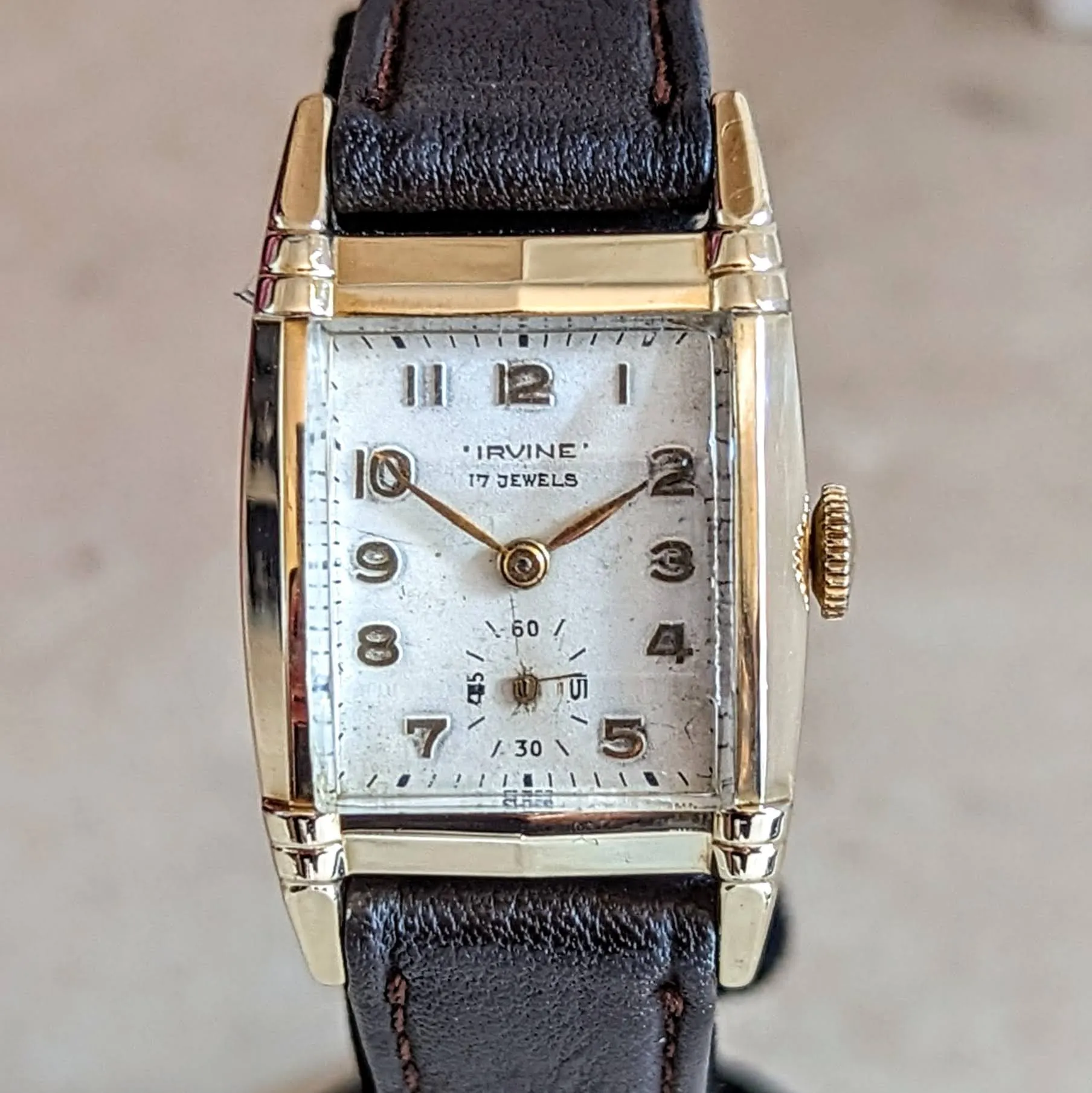 IRVINE Wristwatch by Harper Watch Co. 17 Jewels Cal. AS 970 Swiss Made