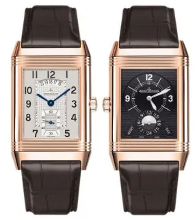 Jaeger-Lecoultre Reverso Classic Duoface Small Seconds 18K Rose Gold Men's Watch