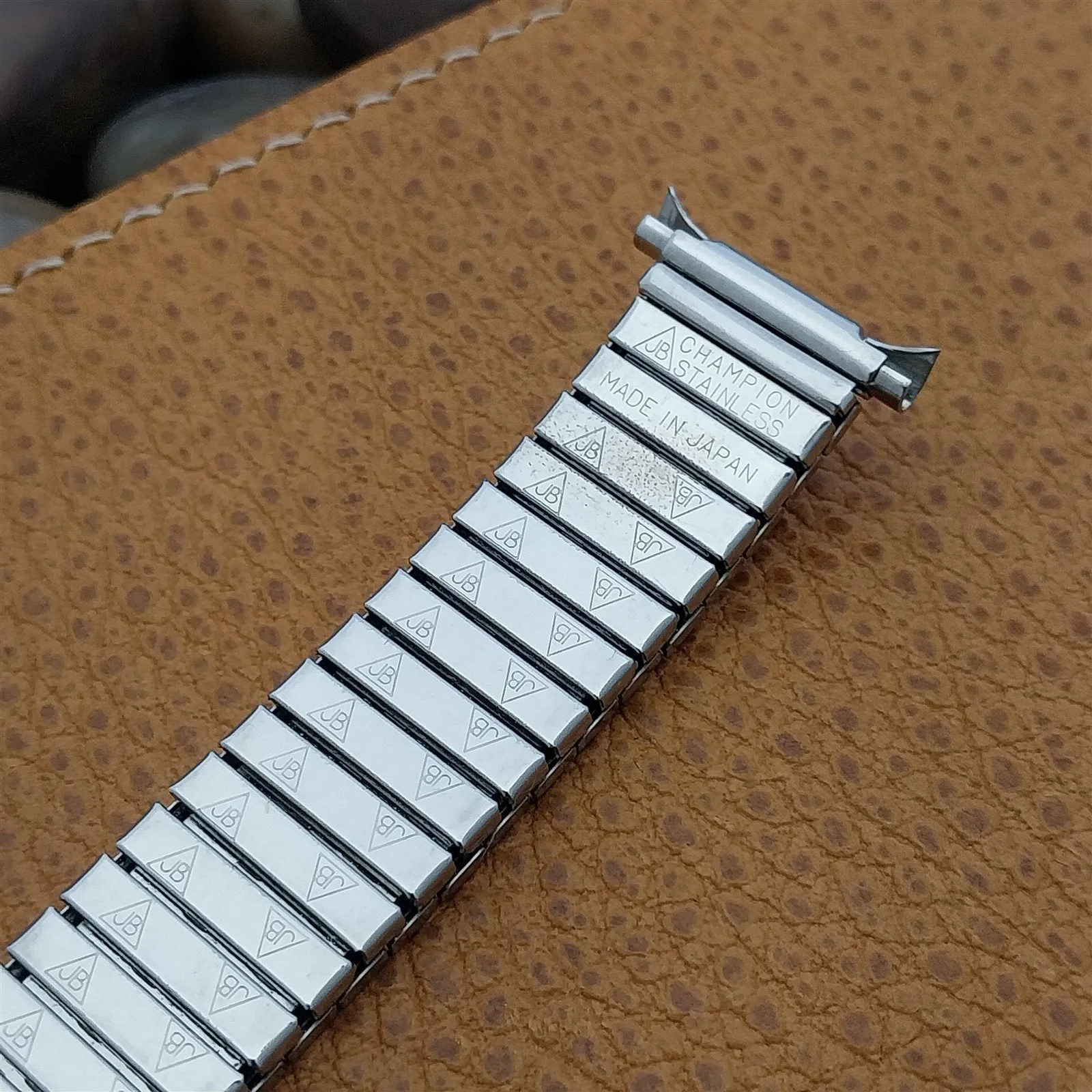 JB Champion Stainless Steel Short Expansion 1970s Vintage Watch Band 16mm-19mm