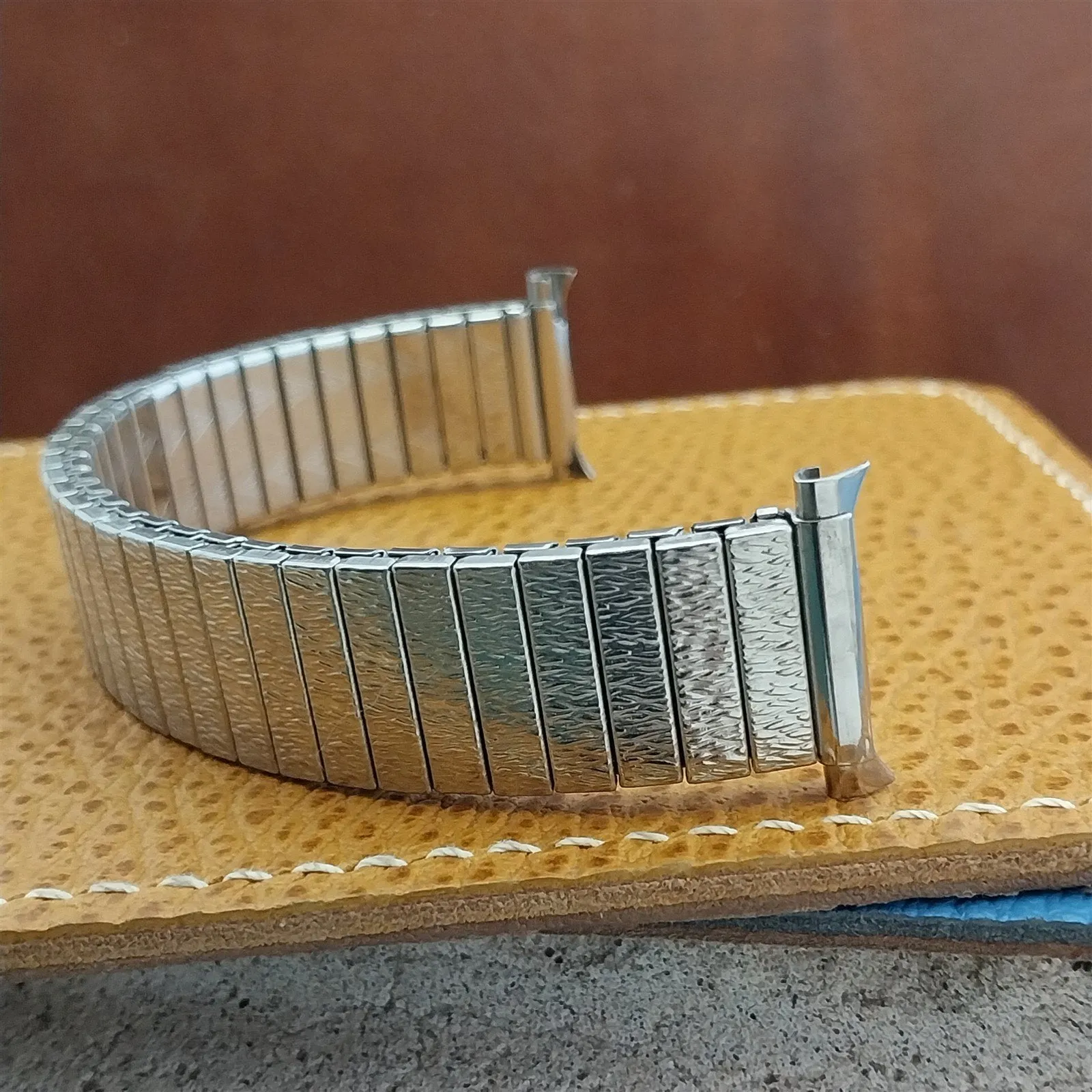 JB Champion Stainless Steel Short Expansion 1970s Vintage Watch Band 16mm-19mm