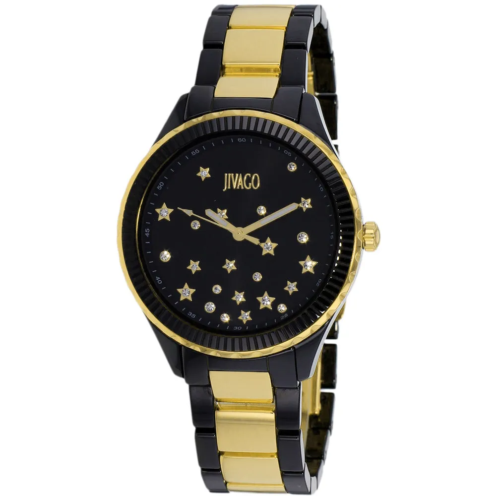 Jivago Women's Sky Black Dial Watch - JV2417