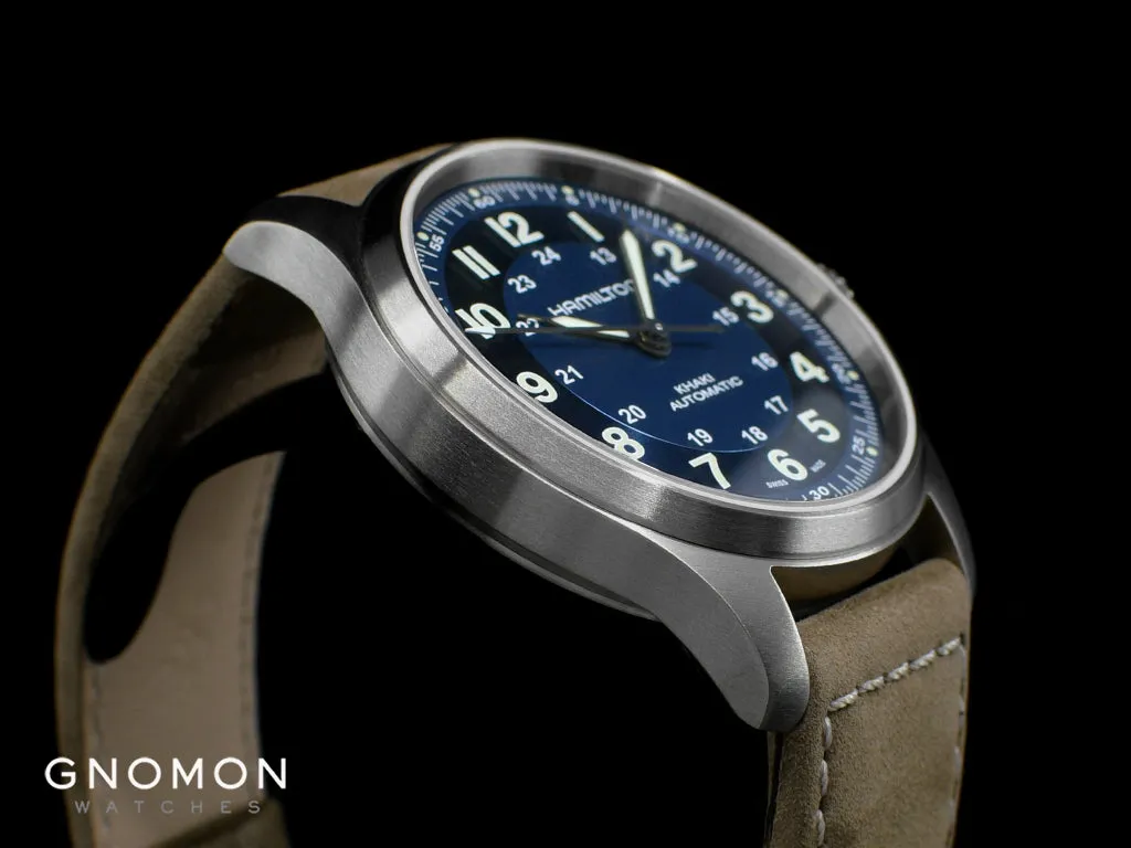 Khaki Field Titanium Auto 42 Blue Ref. H70545540