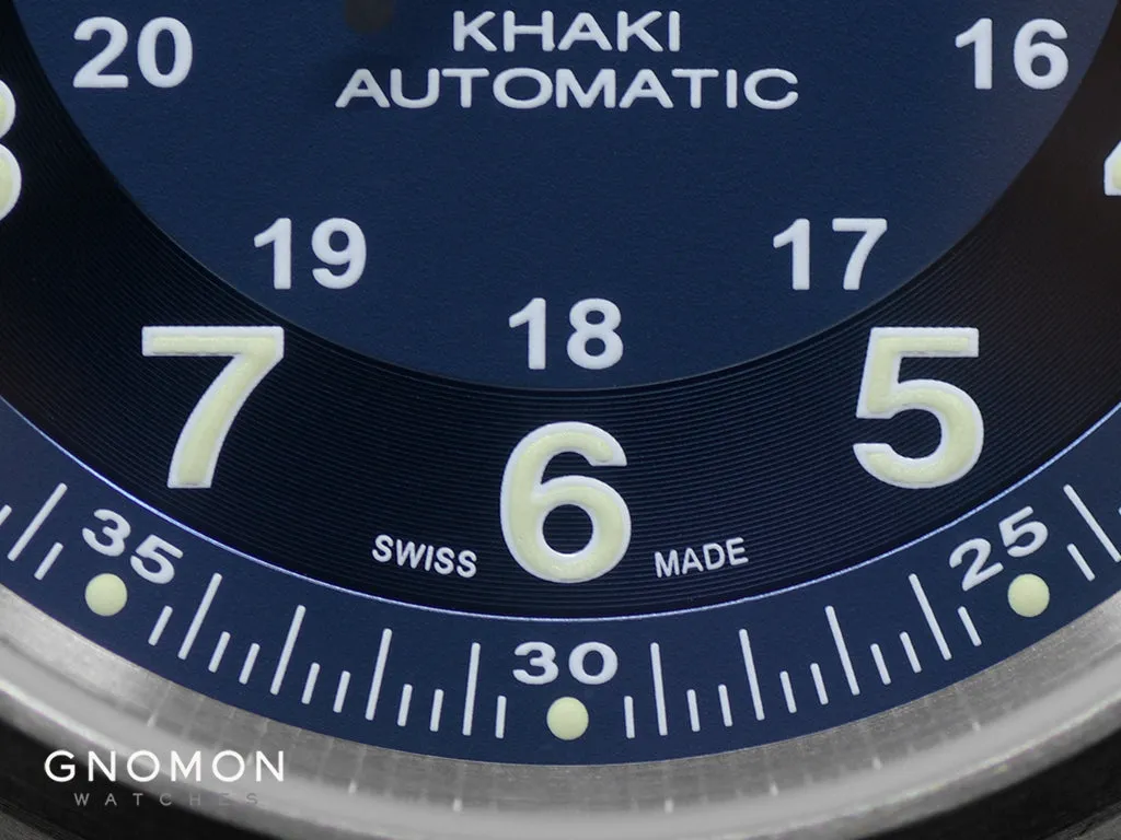 Khaki Field Titanium Auto 42 Blue Ref. H70545540