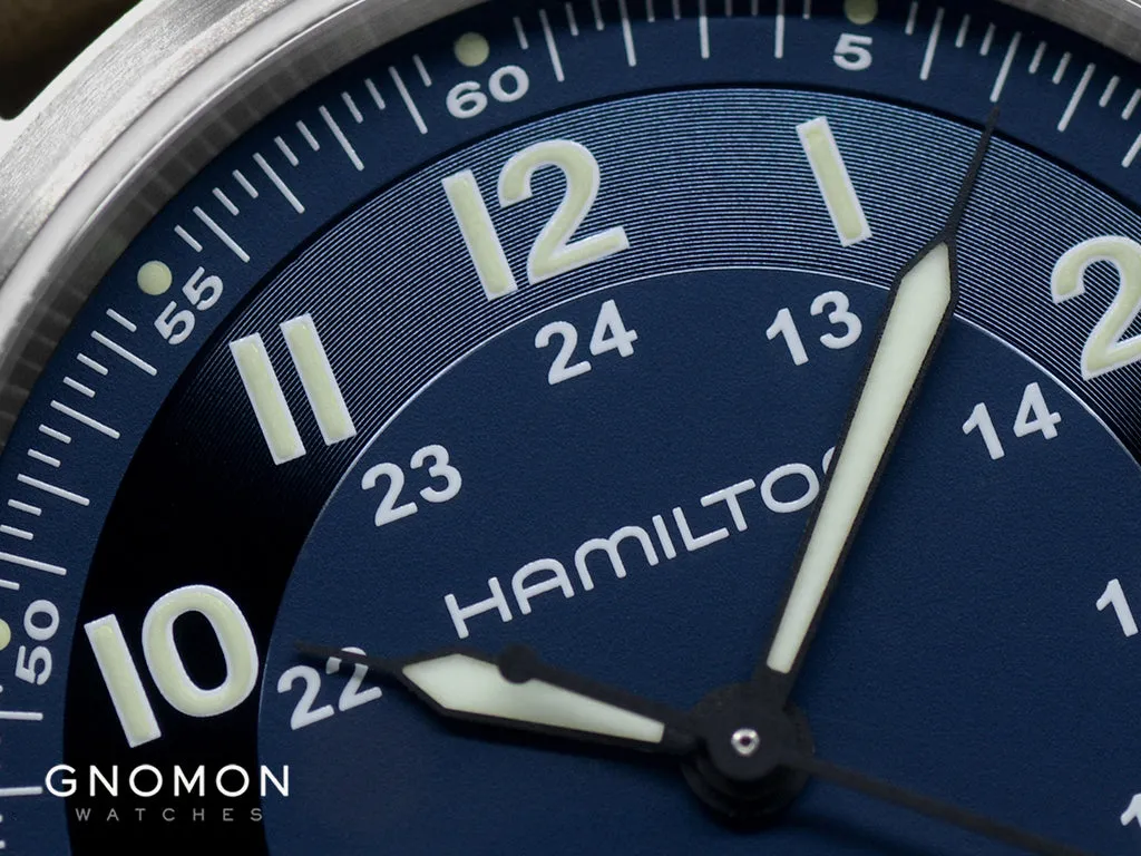 Khaki Field Titanium Auto 42 Blue Ref. H70545540