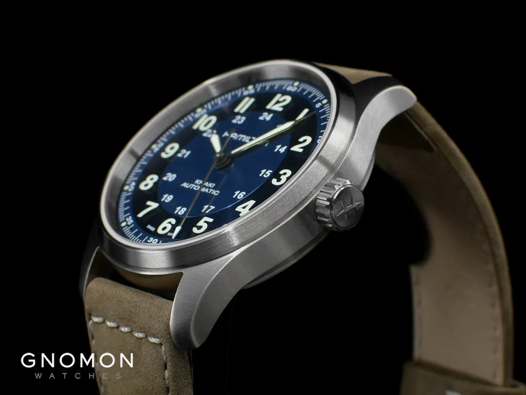 Khaki Field Titanium Auto 42 Blue Ref. H70545540