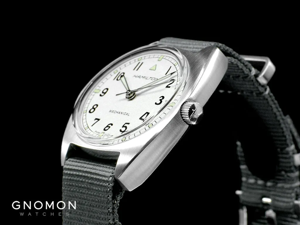 Khaki Pilot Pioneer Mechanical Silver - Military Nylon Strap Ref. H76419951