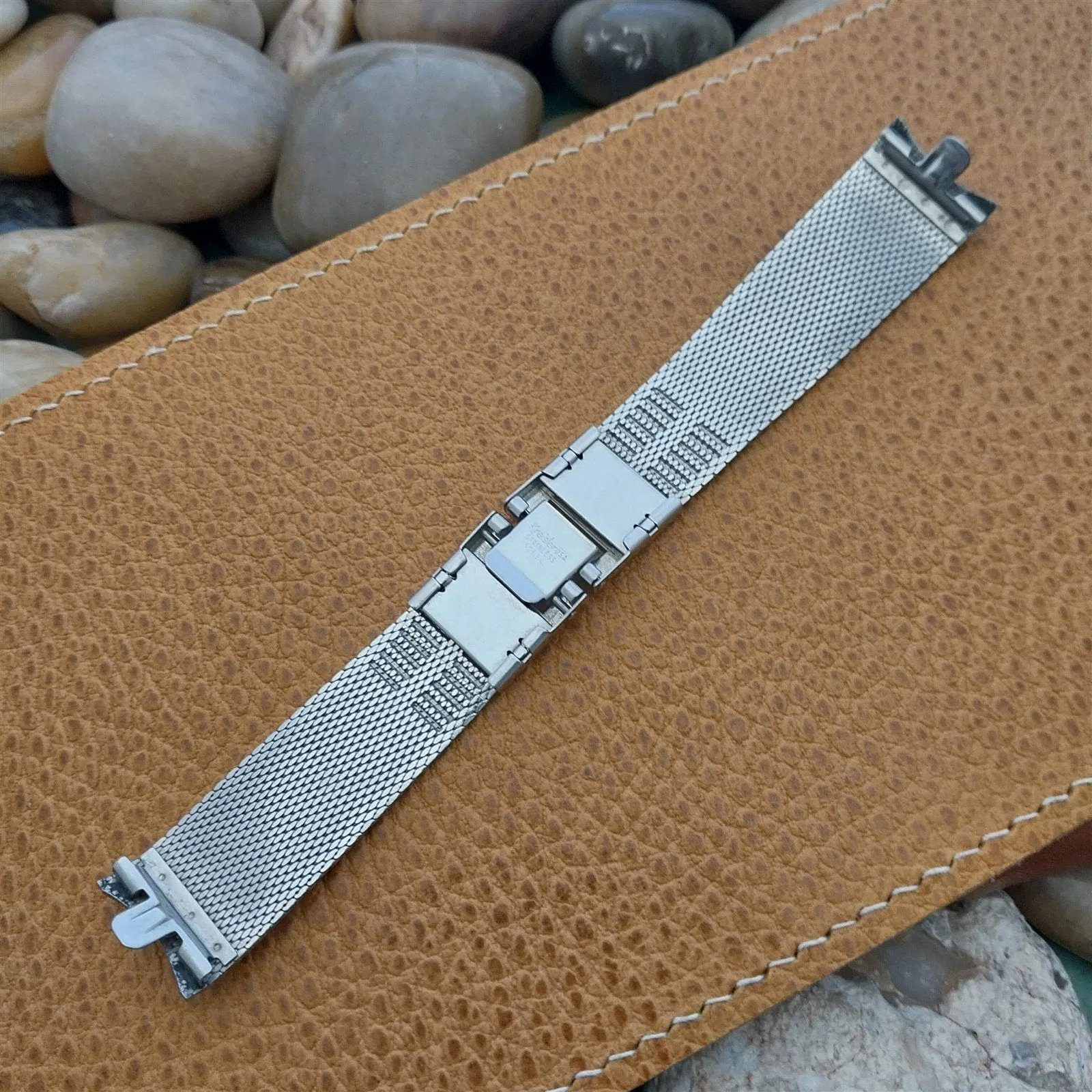 Kreisler USA Stainless Steel Mesh Short nos 17.2mm 60s Vintage Watch Band