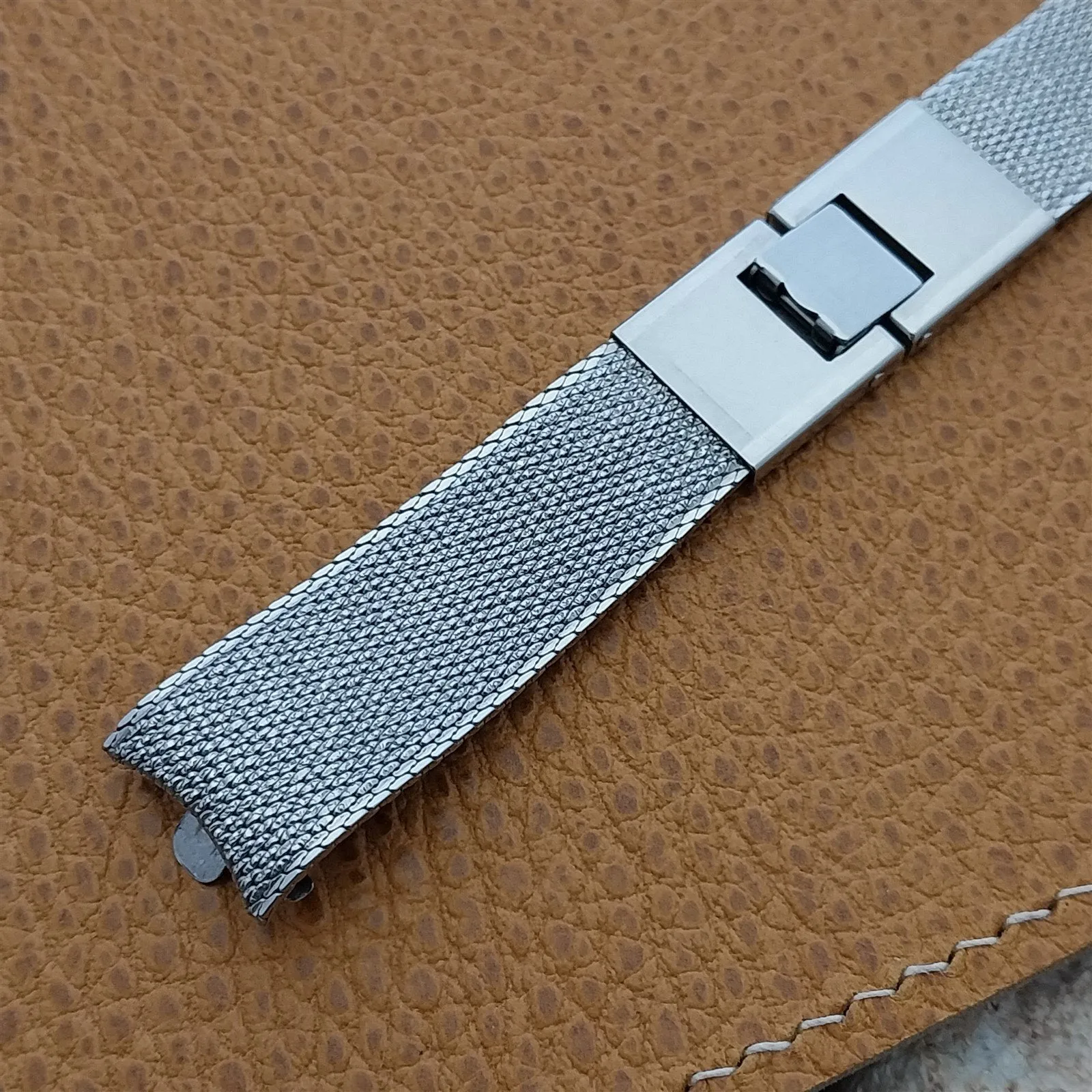 Kreisler USA Stainless Steel Mesh Short nos 17.2mm 60s Vintage Watch Band