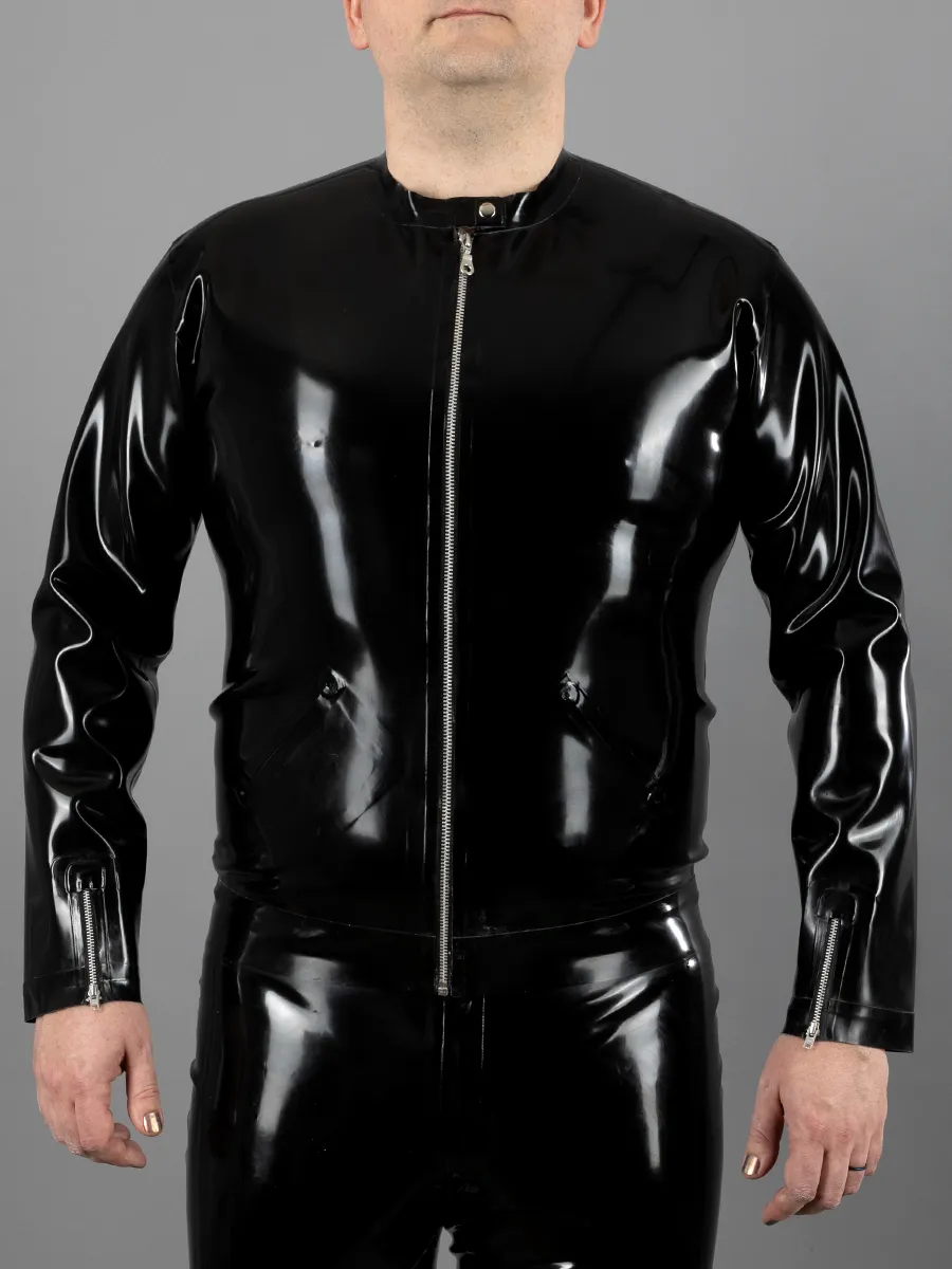 Latex Biker Jacket