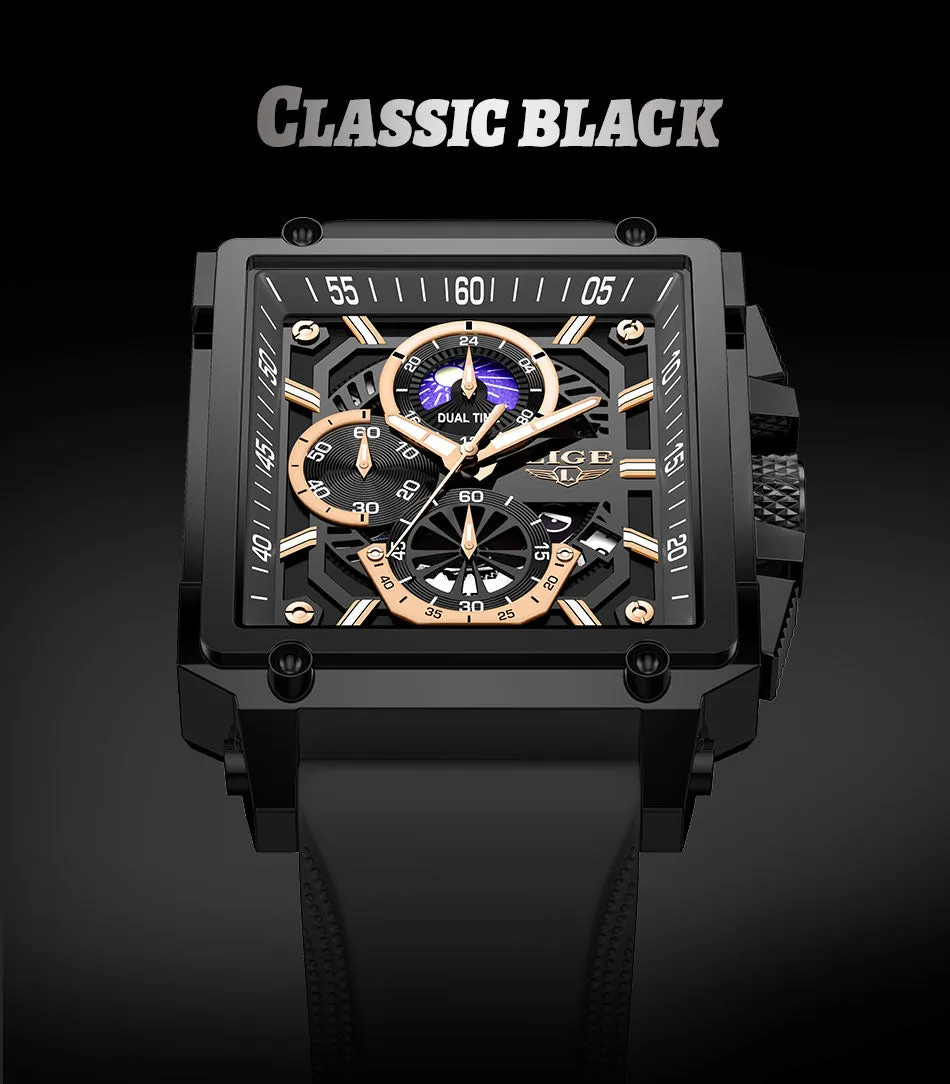 LIGE Fashion Chronograph Men Watch