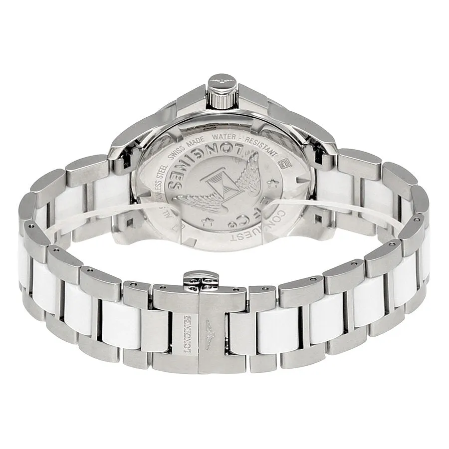 Longines Conquest Mother of Pearl Dial Diamond Ladies Watch L3.280.0.87.7