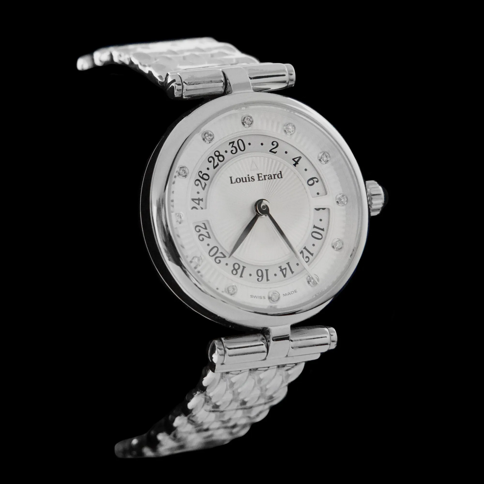Louis Erard - Romance Silver Guilloché & Diamonds