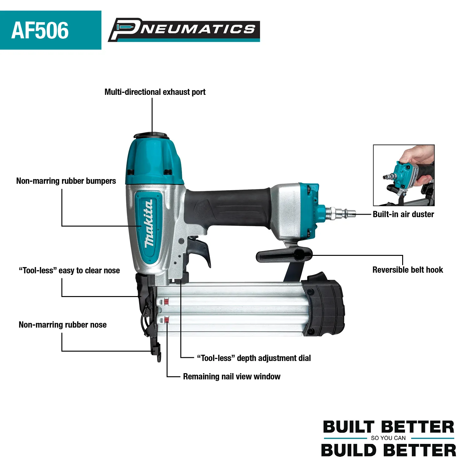 Makita (AF506) 2" Brad Nailer, 18 Gauge