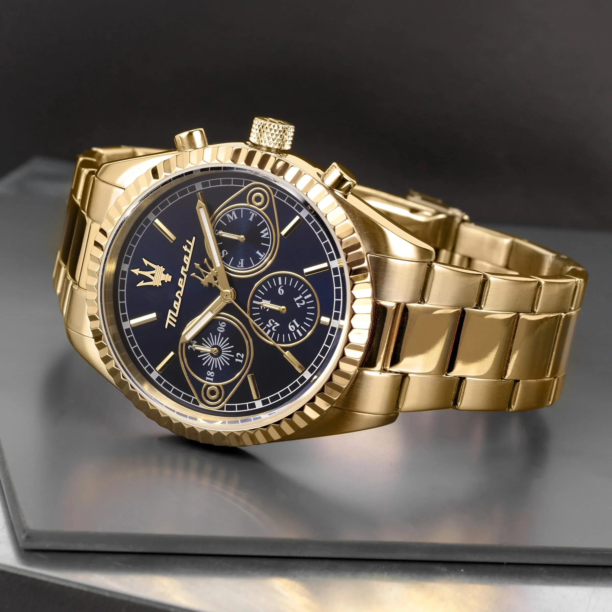 Maserati COMPETIZIONE 43mm Multifunction Gold  - R8853100026