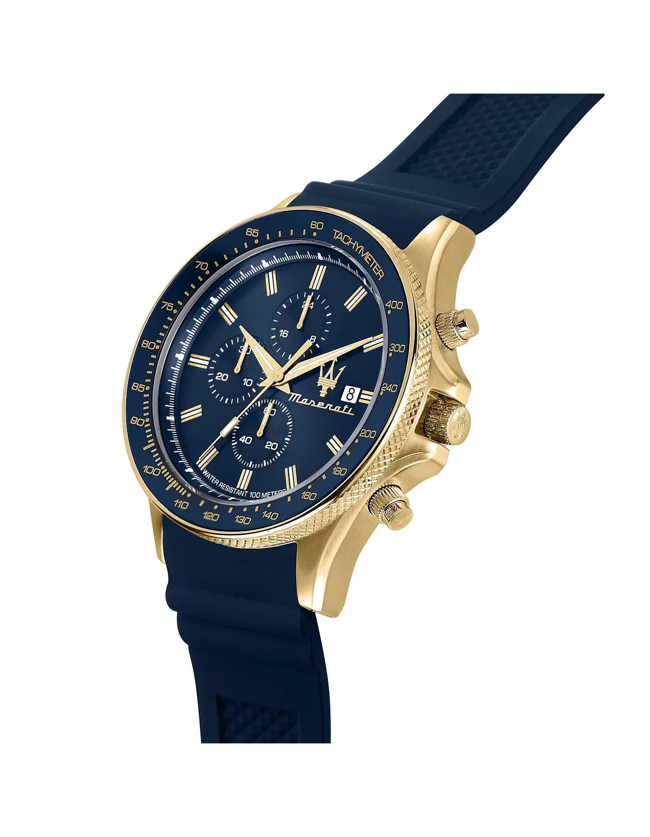 Maserati SFIDA 44MM BLUE/GOLD WATCH - R8871640004