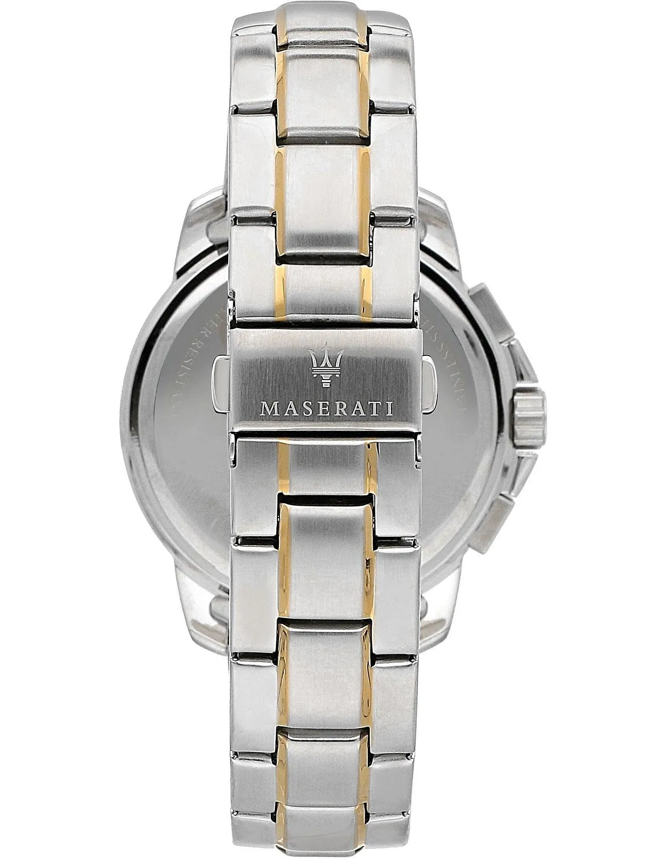 MASERATI SUCCESSO 44MM CHR BLUE DIAL BR SS YG - R8873621016